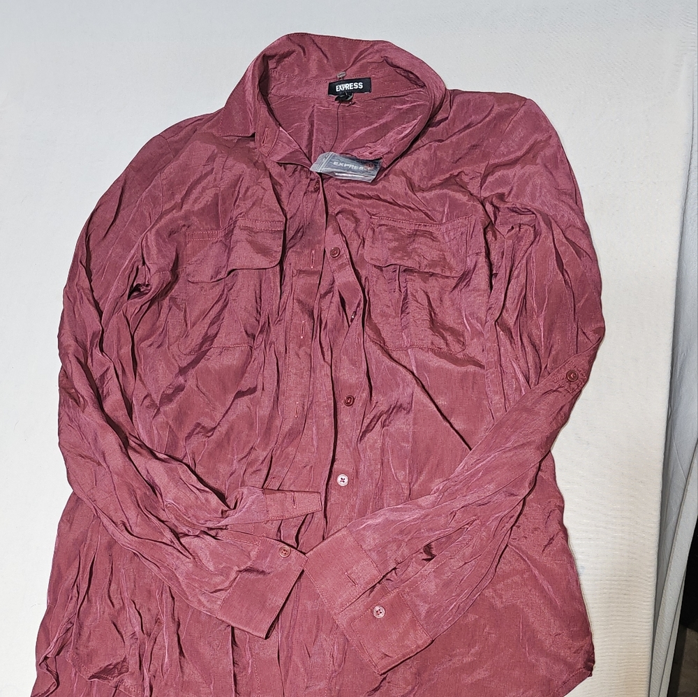 Express silky blouse NWT
